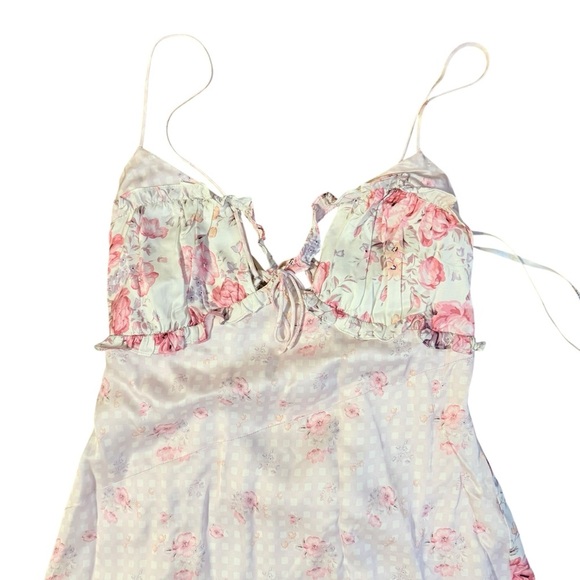 For Love and Lemons NWT Taylor Midi Dress Size Large - Picture 6 of 7